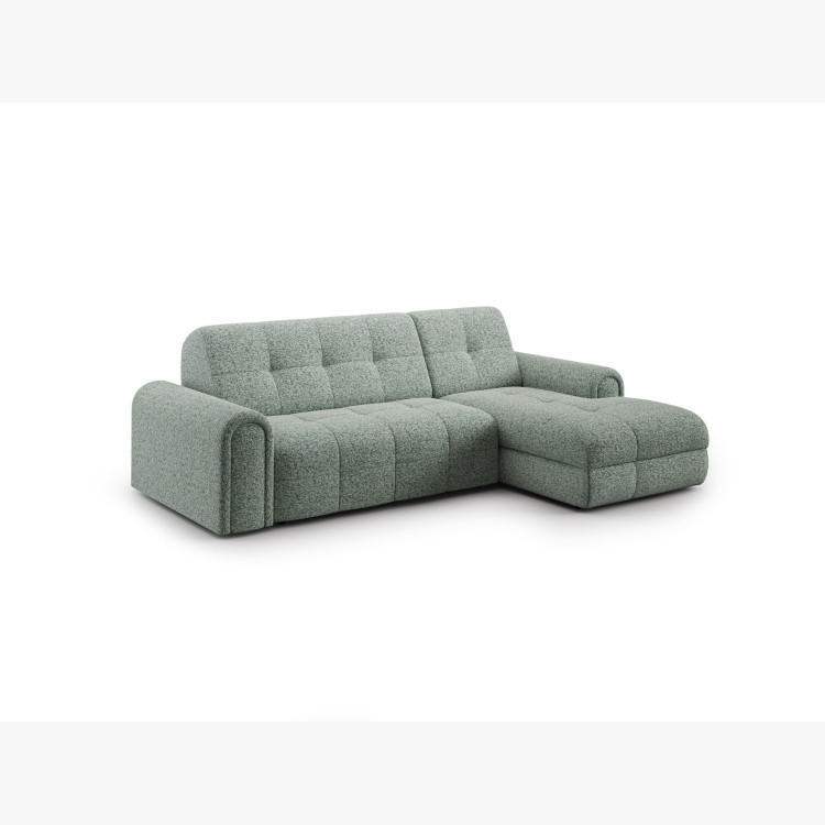 Rohová sedačka s úložným prostorem a funkcí spaní, prava