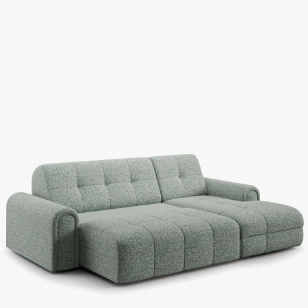 Rohová sedačka s úložným prostorem a funkcí spaní, prava