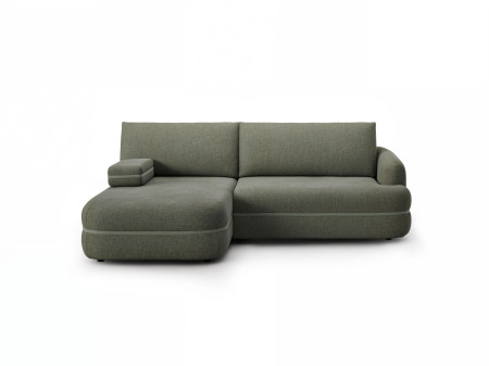 Menší retro rohová sedačka s funkcí spaní, levá