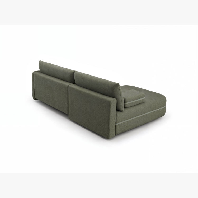 Menší retro rohová sedačka s funkcí spaní, levá