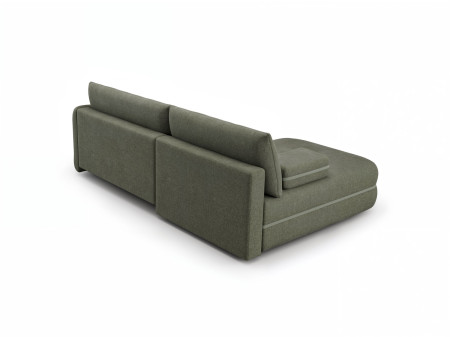 Menší retro rohová sedačka s funkcí spaní, levá