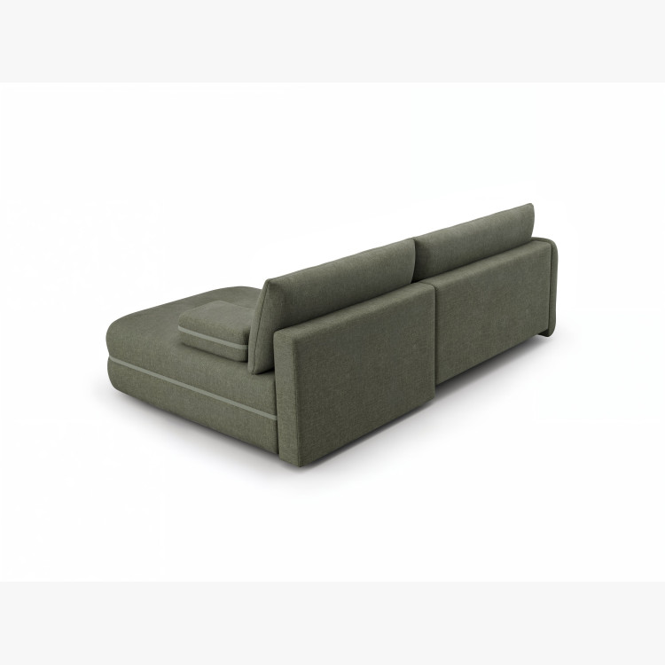 Menší retro rohová sedačka s funkcí spaní, pravá