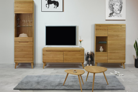 Sada stolků dub masiv, Vigo