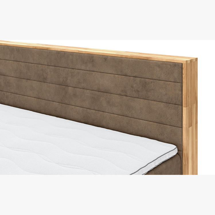 Postel boxspring s úložným prostorem, Moneta 180 hnedá