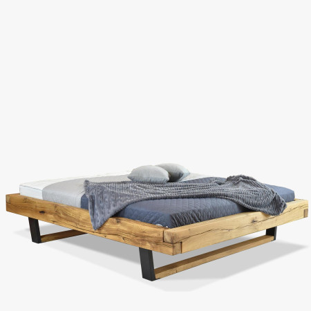 Masívni ram postele kovové nohy, Laura 200 x 200