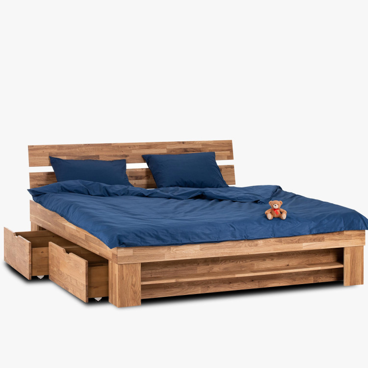 Sada 2 ks šuplíků pod postel dub