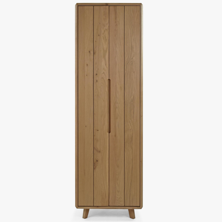 Massivholz Flurschrank Weiß Eiche Skandinavisches Design