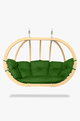 Velke houpací křeslo zelené