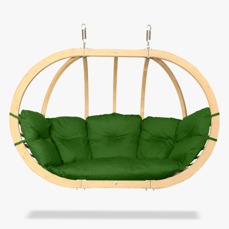 Velke houpací křeslo zelené