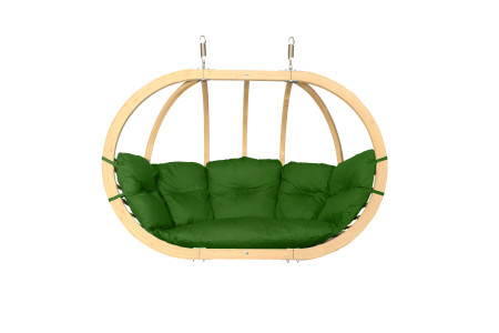 Velke houpací křeslo zelené