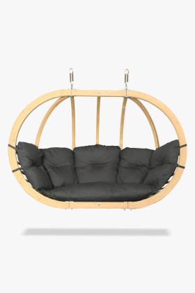 Velke houpací křeslo barva grafit