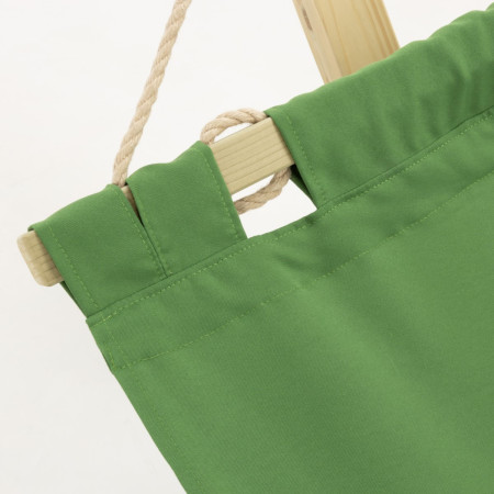 Hamak s dřevěnou konstrukcí , zelený