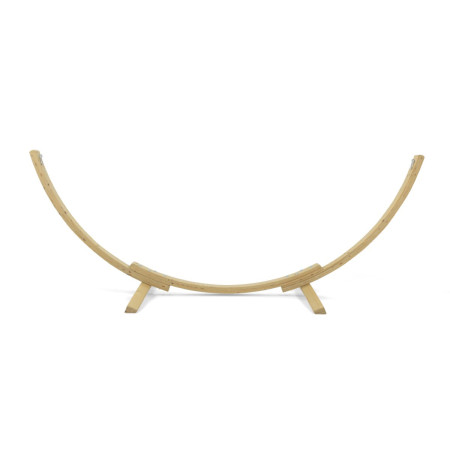 Hamak s dřevěnou konstrukcí , zelený