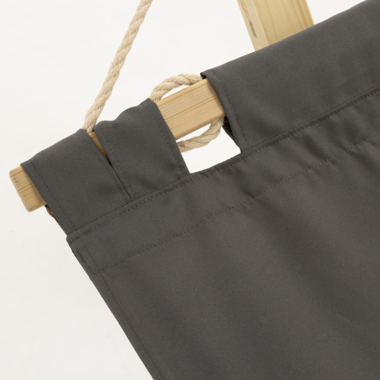 Hamak s dřevěnou konstrukcí , barva grafit