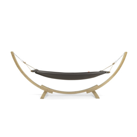 Hamak s dřevěnou konstrukcí , barva grafit