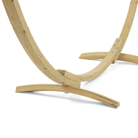 Hamak s dřevěnou konstrukcí , barva grafit