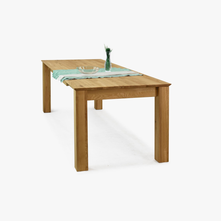 Dřevěný rozkládací stůl 200 x 100 cm, + 100 cm