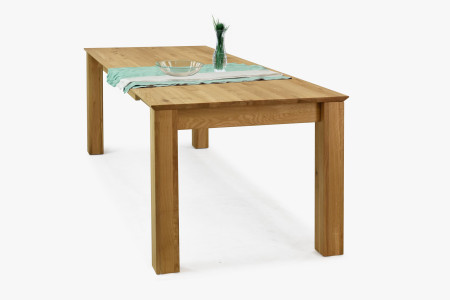 Dřevěný rozkládací stůl 200 x 100 cm, + 100 cm