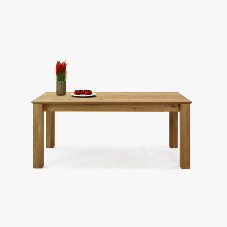 Dřevěný rozkládací stůl 200 x 100 cm, + 100 cm