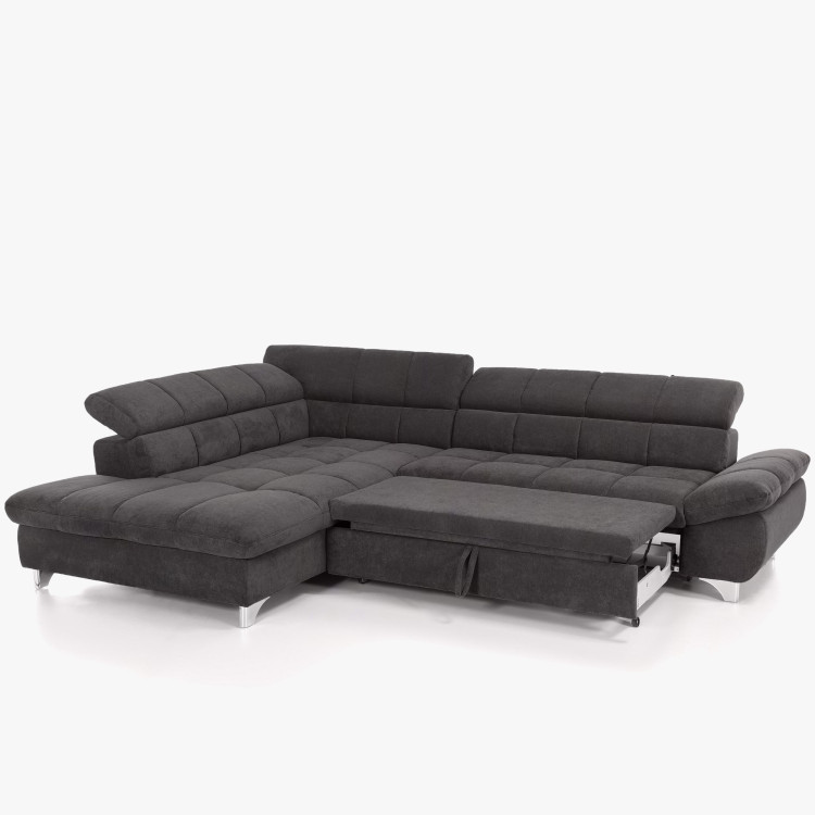 Rohová sedačka s funkcí spaní , Roh v levo