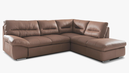 Rohová sedací souprava - pravá kůže, roh v pravo - výber barvy