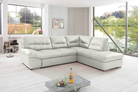 Rohová sedací souprava - pravá kůže, roh v pravo - výber barvy