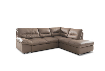 Rohová sedací souprava - pravá kůže, roh v pravo - výber barvy