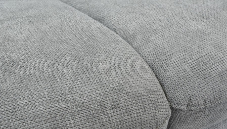Rohová sedačka s rozkladem, látkova Haiti roh v pravo šedá