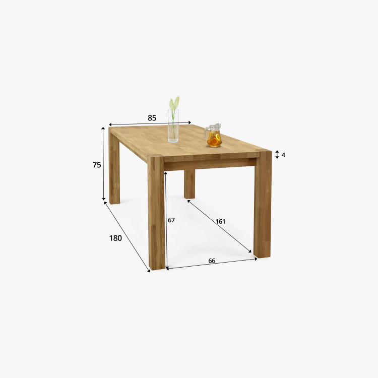 Dubový stůl 180 x 85 cm