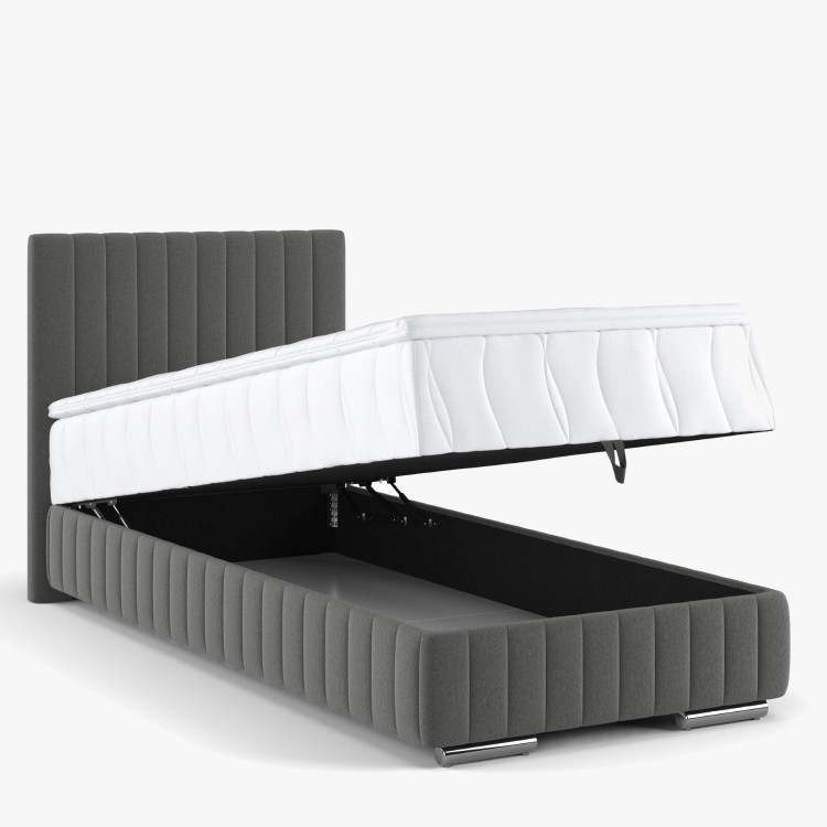 Jednolůžková postel včetně matrace a úložného prostoru