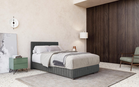 Jednolůžková postel včetně matrace a úložného prostoru