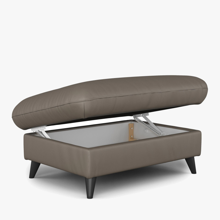 Čaluněná taburetka s odkládacím prostorem