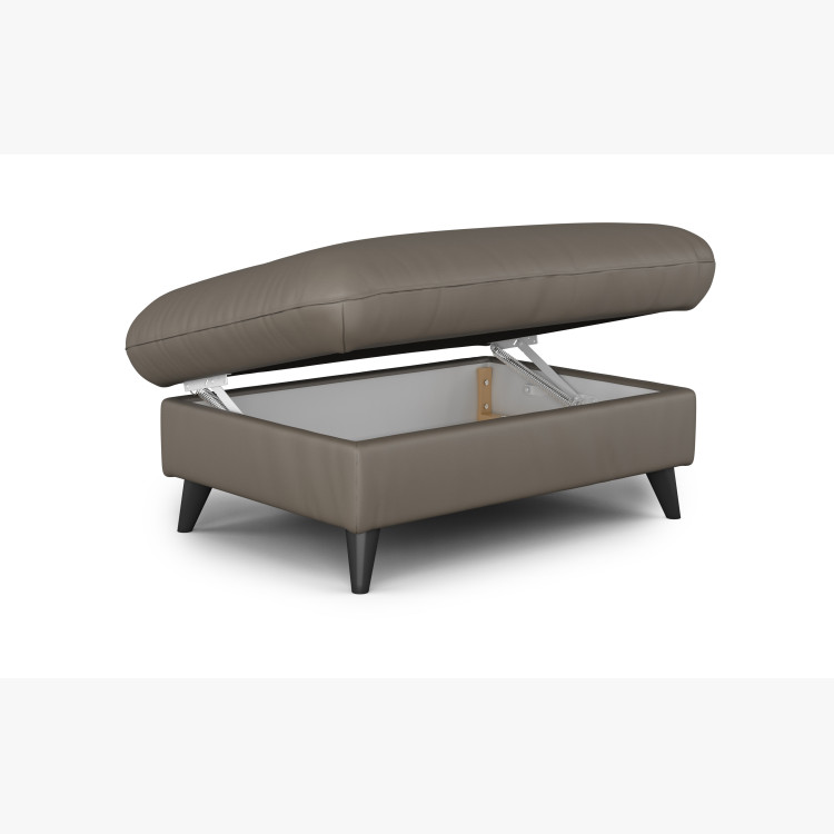 Čaluněná taburetka s odkládacím prostorem