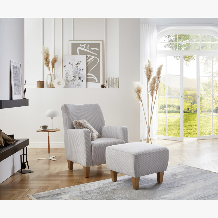 Čaluněná taburetka Bosse