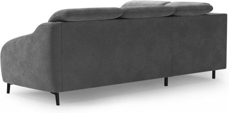 Sivá rohová sedací souprava Blues Levá