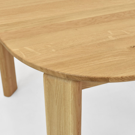 Designový dřevěný jídelní stůl 110 x 110 cm