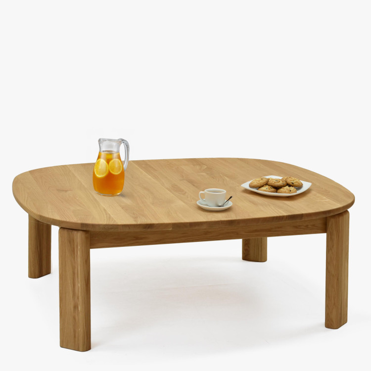 Dubový konferenční stolek 90 x 90 cm