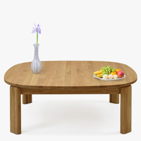 Dubový konferenční stolek 90 x 90 cm