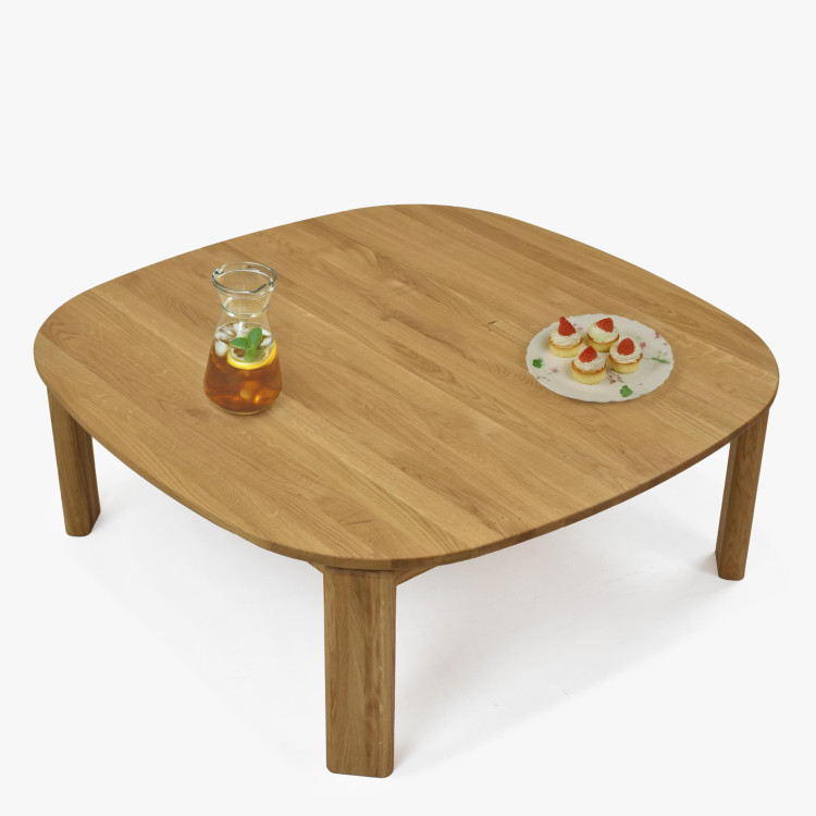 Dubový konferenční stolek 90 x 90 cm