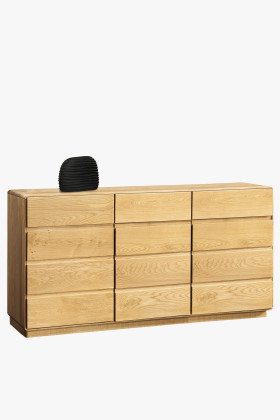 Massive Eichenkommode Typ 49 in Eiche natural, 4 Schubladen