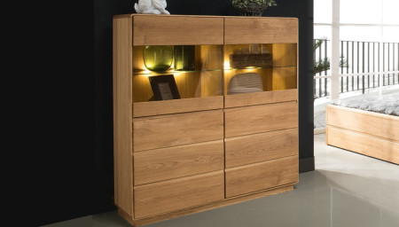 Dubová vitrina typ 48 Helsinki ON