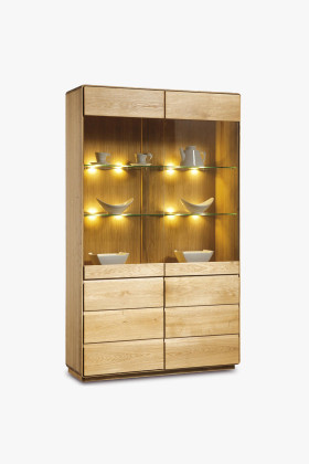 Luxusní vitrina z dubu, helsinki 12 ON