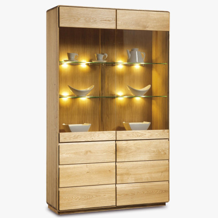 Luxusní vitrina z dubu, helsinki 12 ON