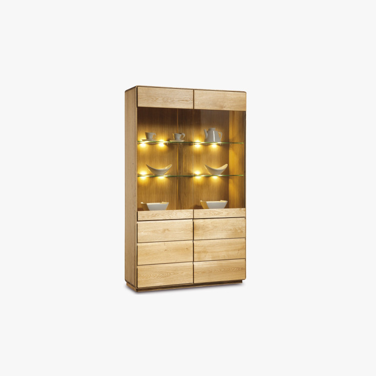 Luxusní vitrina z dubu, helsinki 12 ON