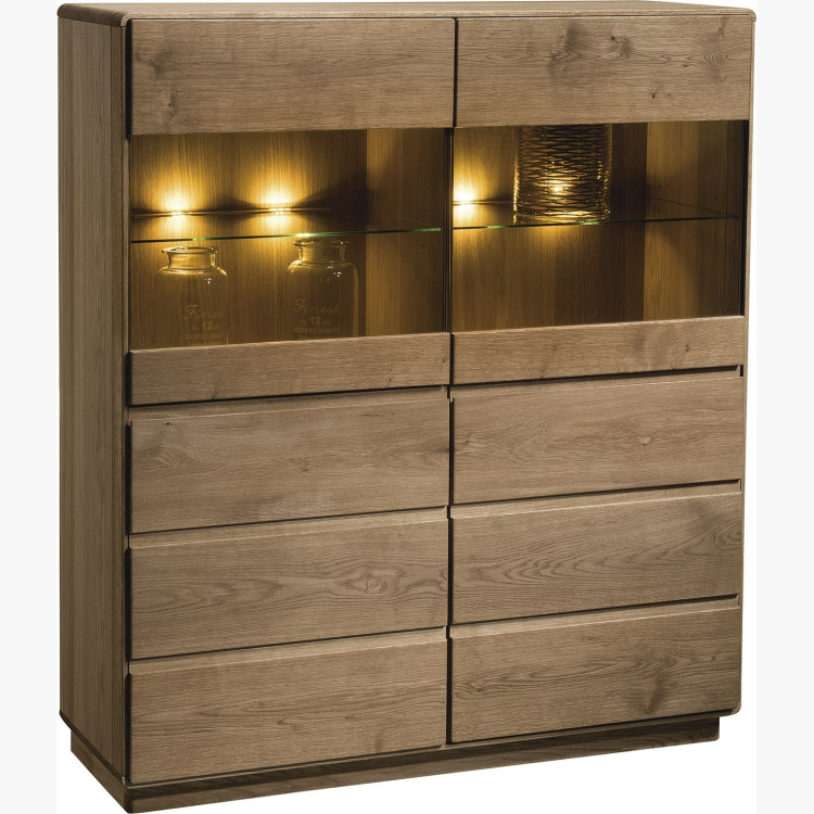 Dubová vitrina typ 48 Helsinki DP