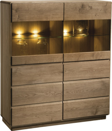 Dubová vitrina typ 48 Helsinki DP