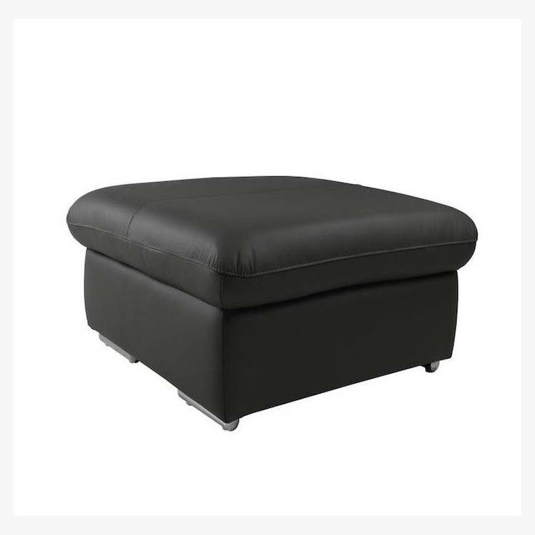 Kožená taburetka William - pravá kůže