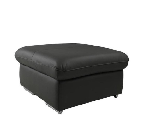 Kožená taburetka William - pravá kůže