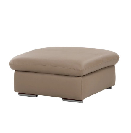 Kožená taburetka William - pravá kůže