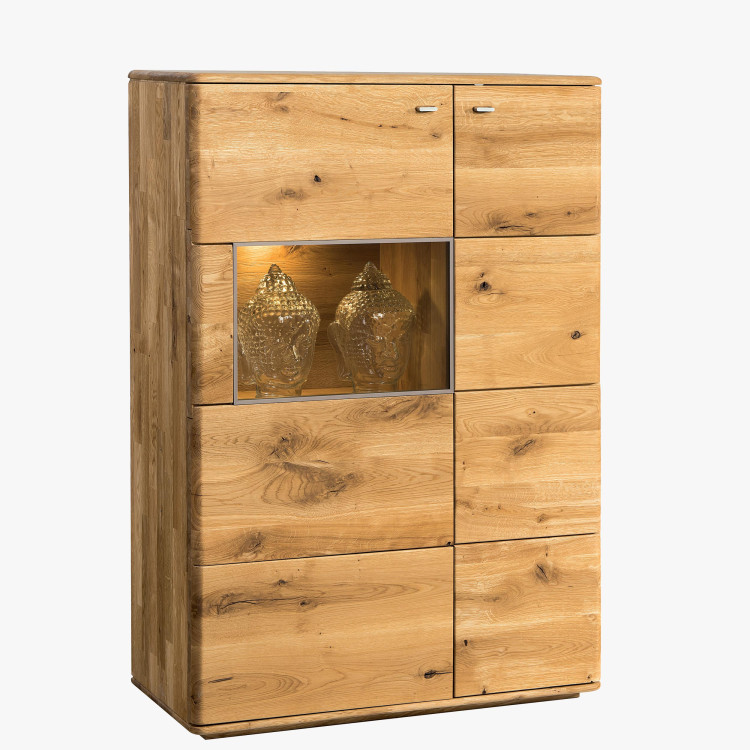 Vysoká komoda s jednou prosklenou částí, Texas typ 45